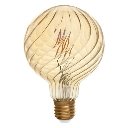 Лампа светодиодная GLS Золотая волна GLDEN-G95S-GW-8-230-E27-4500, золотая, E27, 4500 К, 661403