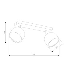 Спот TK Lighting 3415 Altea White