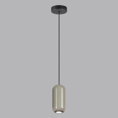 5053/1D PENDANT ODL24 447 черный/серый/металл Подвес GU10 LED 4W OVALI