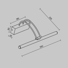 Подсветка Finelli 3000К 12,1Вт IP 20, MIR004WL-L12B