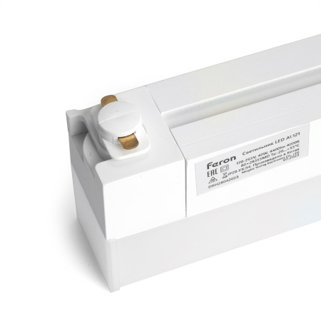 Светодиодный светильник Feron AL121 трековый однофазный на шинопровод 60W 4000K 160 градусов белый