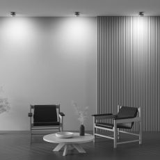 Встраиваемый светильник Onda 3000K 18Вт 120°, DL024-18W3K-BMG