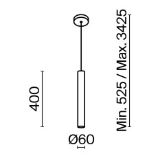 Подвесной светильник Pro Focus GU10x1, MOD161PL-01W1