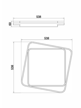 Потолочный светильник, FR10030CL-L88W