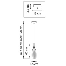 Подвесной светильник Lightstar Simple Light 810 810010