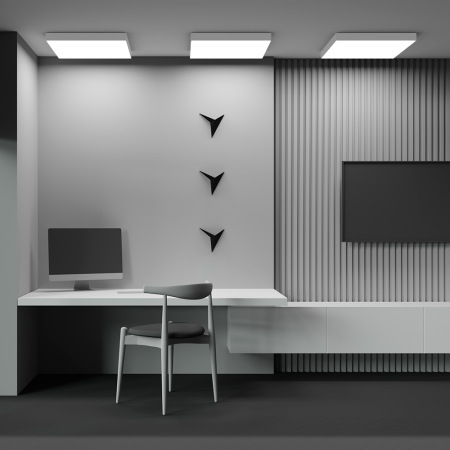 Потолочный светильник Zon 4000K 90W 120°, C032CL-90W4K-SQ-W