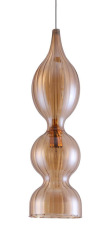Подвесной светильник Crystal Lux Iris SP1 B Amber