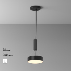 Потолочный светильник Zon 3000K 24W 120°, C032CL-24W3K-RD-B