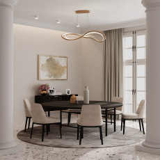 Подвесной светильник Plons 3000К 56Вт, MOD283PL-L65BS3K