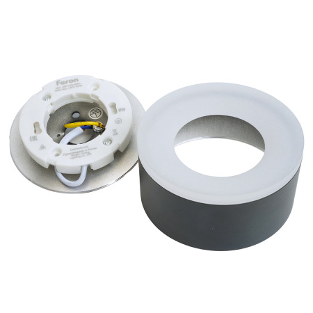 Светильник потолочный Feron HL456 12W, 230V, GX53, черный