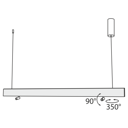 Подвесной светильник Puntero 1x30Вт 4000K, P068PL-L27W4K