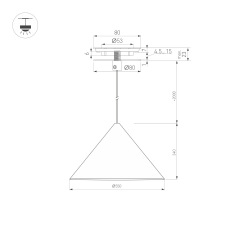 Светильник SP-MAKOTO-R550-14W Warm2700 (BK, 36 deg, 230V, TRIAC) (Arlight, IP20 Металл, 3 года)