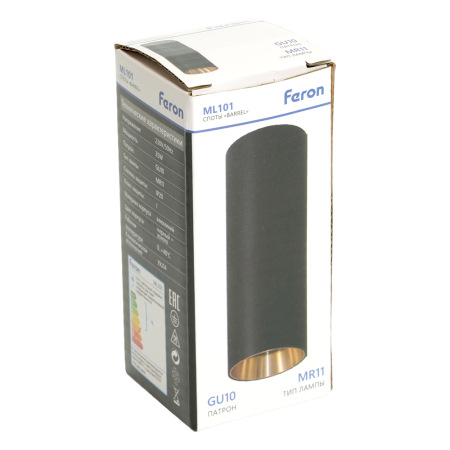 Светильник потолочный Feron ML101 Barrel MR11 GU10 35W 230V, ML101