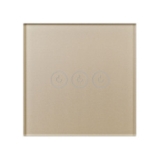 Выключатель сенсорный SWT-OMALI-S03-ZB-GD (250V, 10A, Zigbee) (Arlight, Стекло)