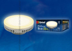 Лампа светодиодная Uniel GX70 10W 2700K матовая Led-GX70-10W/WW/GX70 07165