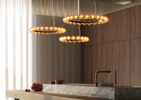 Подвесной светильник Ambre 3000К 42Вт, MOD331PL-L42BS3K