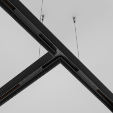 Коннектор питания Т-образный Exility черный TRA034CWT-42B