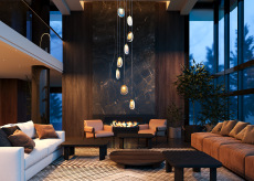 Подвесной светильник Biology 3000К 30Вт, MOD367PL-L30BBSK