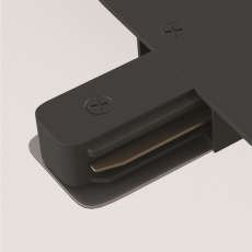 Коннектор L-образный Unity встраиваемый черный, TRA002CL-11B