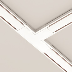 Коннектор питания T-образный Radity белый, TRA084CT-11W