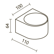 Архитектурная подсветка Blow 3000K 10Вт IP54, O435WL-L10GF3K