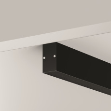 Алюминиевый профиль накладной-подвесной 25x42 (Черный, 2 м), ALM-2542-B-2M 633010