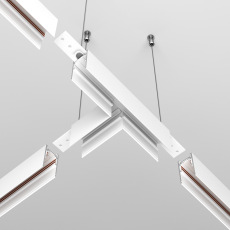 Коннектор Т-образный Exility накладной белый, TRA034CT-41W