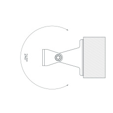 Держатель SL-LINE поворотный (Arlight, Металл)