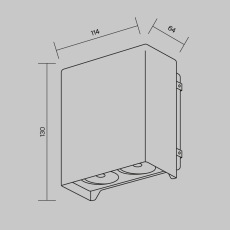 Настенный светильник (бра) Shell O570WL-L20B3K