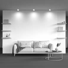 Потолочный светильник Hoop GX53 1x15Вт C086CL-GX53-SRD-WS