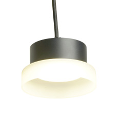 Светильник потолочный Feron Barrel HL4608 OPAL levitation 12W, 230V, GX53, черный, на подвесе 1,7 м