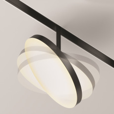 Трековый светильник Plato Exility 3000K 15Вт 120°, TR131-2-15W3K-B