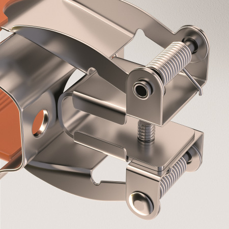 Держатель пружинный Unity встраиваемый, серебро, TRA002HR-11B