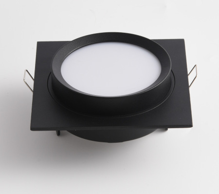 Встраиваемый светильник Hoop GX53 1x15Вт DL086-GX53-SQ-B
