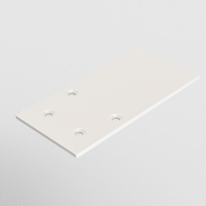 Заглушка торцевая 1шт S35 накладной белый, TRA004EC-21W