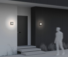 Настенный светильник (бра) Downing Street 3000К 10Вт IP 65, O020WL-L10B4K