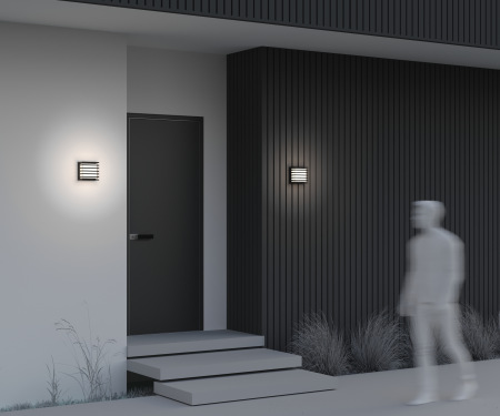 Настенный светильник (бра) Downing Street 3000К 10Вт IP 65, O020WL-L10B4K