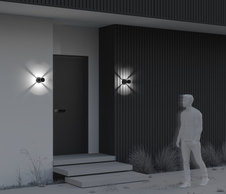 Настенный светильник (бра) Vint 3000K 9Вт IP65, O458WL-L9GF3K