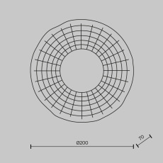 Настенный светильник (бра) Sparkle 3000К 5Вт, MOD343WL-L5BS3K2