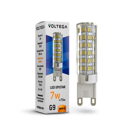 Светодиодная лампа Simple Capsule 7W 2800K G9 360°, 7036
