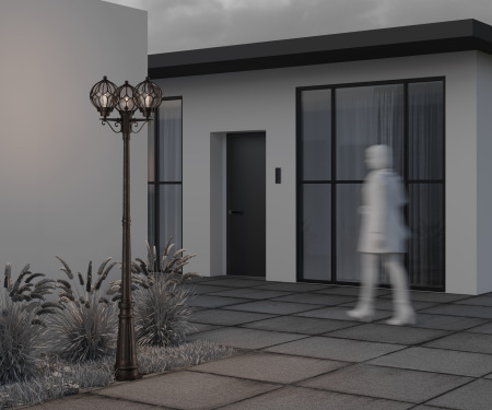 Садово-парковый светильник Via O023FL-03G