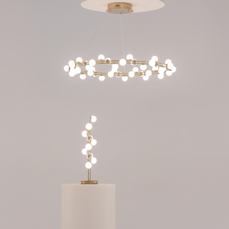 Подвесная светодиодная люстра Maytoni Tessara MOD081PL-L60G3K