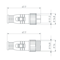 Заглушка ARL-LINE-CAP-2pin-SET (Arlight, IP67 Пластик, 3 года)