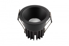 Точечный встраиваемый светильник Denkirs DK4500-BK
