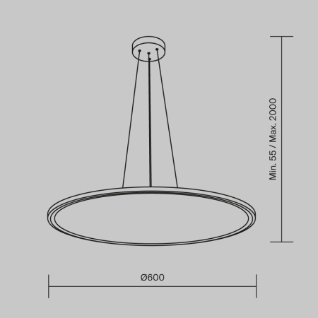 Подвесной светильник Cosmos MOD057PL-L54W4K
