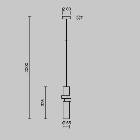 Подвесной светильник Palette GU10х1 40Вт, MOD303PL-01CFL3