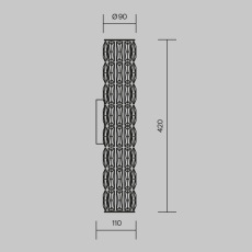 Бра Maytoni Talento DIA008WL-02CH