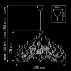 Подвесная люстра Lightstar Cigno Collo 751242