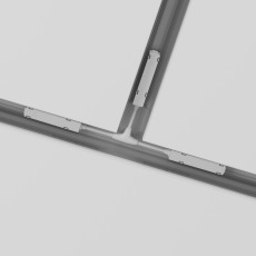 Коннектор питания Т-образный Gravity белый, TRA004CWT-22W