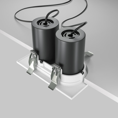 Встраиваемый светильник Hidden 4000K 2x10W 36°, DL045-02-10W4K-W